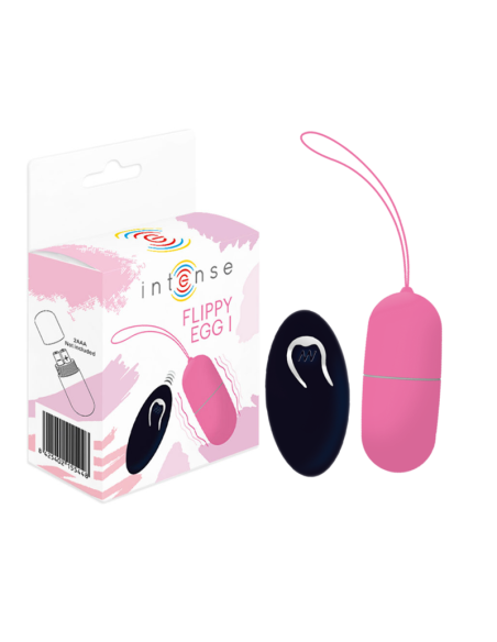 INTENSE - FLIPPY I VIBRATING EGG WITH REMOTE CONTROL PINK