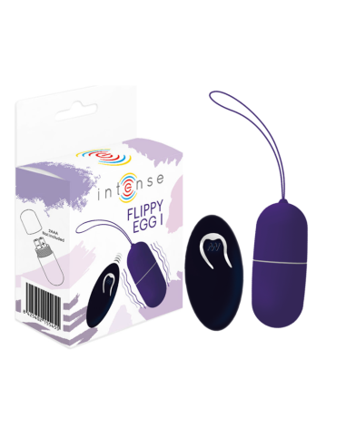 INTENSE - FLIPPY I VIBRUOJAMAS KIAUŠINIS SU NUOTOLINIO VALDYMO PULTU, VIOLETINIS