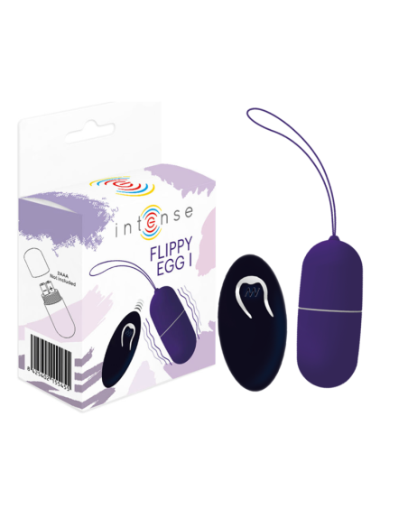 INTENSE - FLIPPY I VIBRATING EGG WITH REMOTE CONTROL PURPLE