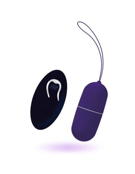 INTENSE - FLIPPY I VIBRATING EGG WITH REMOTE CONTROL PURPLE