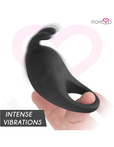 MORESSA - BRAD PREMIUM SILICONE RECHARGEABLE BLACK