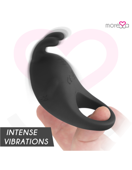 MORESSA - BRAD PREMIUM SILICONE RECHARGEABLE BLACK