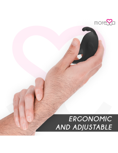 MORESSA - BRAD PREMIUM SILICONE RECHARGEABLE BLACK