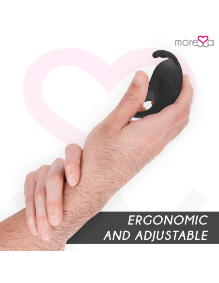 MORESSA - BRAD PREMIUM SILICONE RECHARGEABLE BLACK