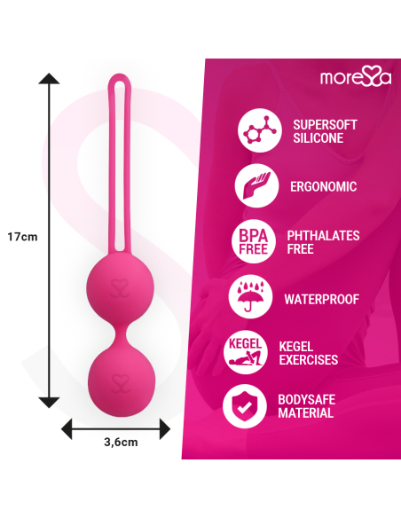 MORESSA - OSIAN THREE PREMIUM SILICONE PINK