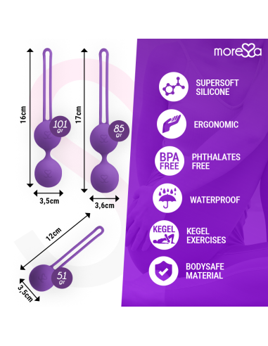 MORESSA - OSIAN SET PREMIUM LILAC SILICONE