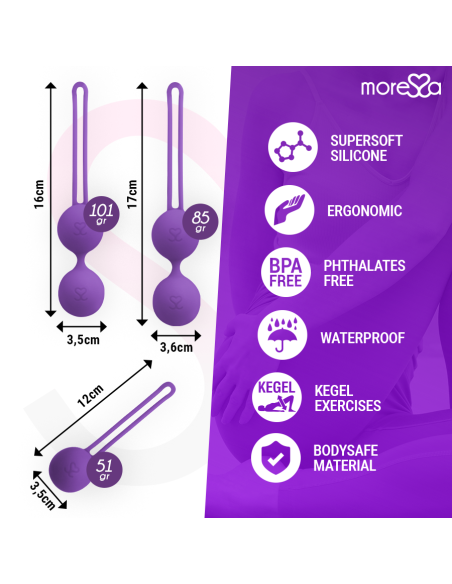 MORESSA - OSIAN SET PREMIUM LILAC SILICONE