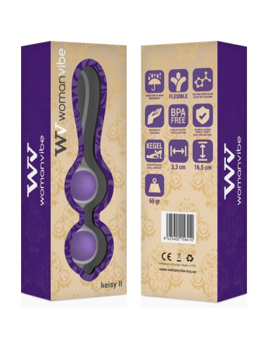 WOMANVIBE - KEISY II SILICONE BALLS