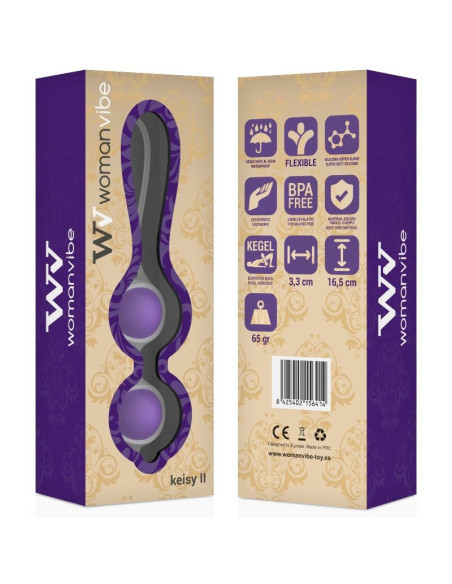 WOMANVIBE - KEISY II SILICONE BALLS