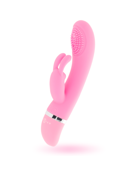 INTENSE - SUSY OSCILLATING VIBRATOR SILICON RABBIT PINK