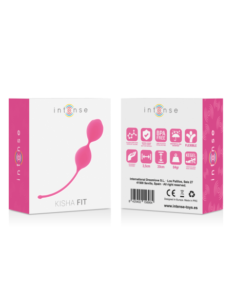 INTENSE - KISHA FIT SILICONE KEGEL FUKSIJOS SPALVOS