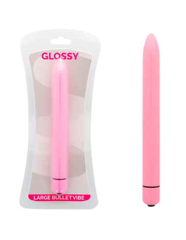 GLOSSY - SLIM VIBRATOR PINK