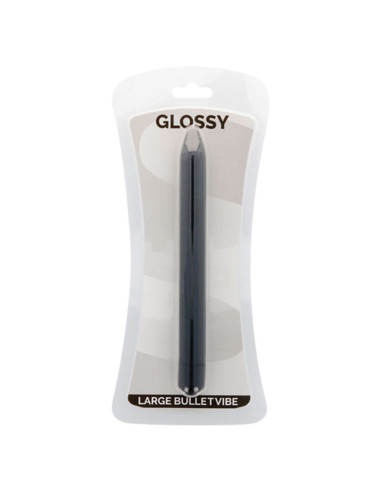 GLOSSY - SLIM VIBRATOR BLACK