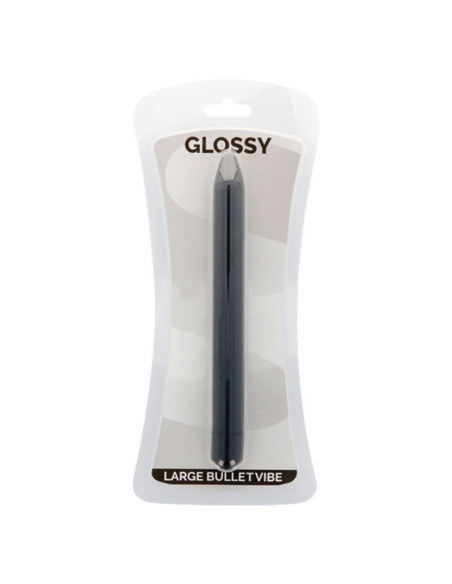 GLOSSY - SLIM VIBRATOR BLACK