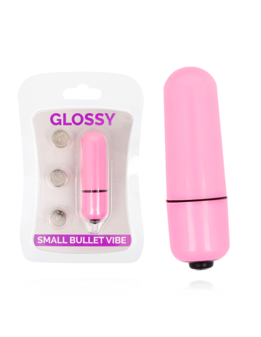 GLOSSY - SMALL BULLET VIBE DEEP ROSE