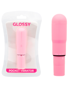 GLOSSY - POCKET VIBRATOR PINK