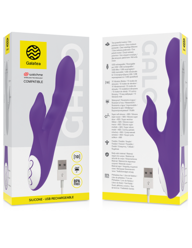 GALATEA - GALO LILAC VIBRATOR COMPATIBLE WITH WATCHME WIRELESS TECHNOLOGY