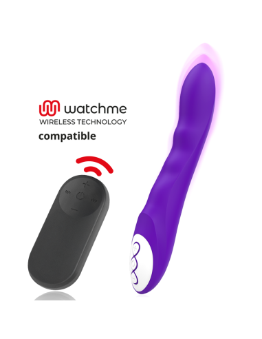 GALATEA - DANTE LILAC VIBRATOR COMPATIBLE WITH WATCHME WIRELESS TECHNOLOGY