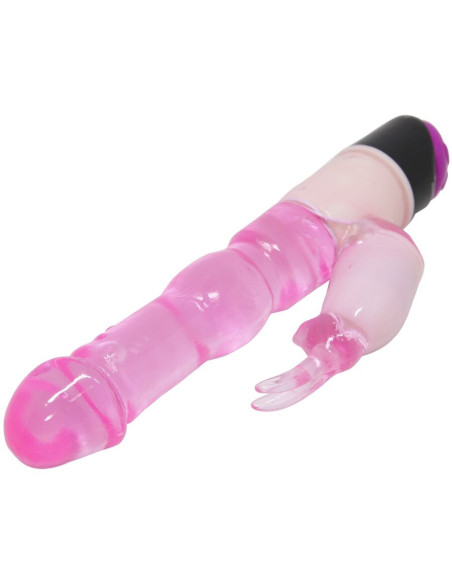 BAILE - WAVES OF PLEASURE FANTASY VIBRATOR WITH RABBIT 23 CM