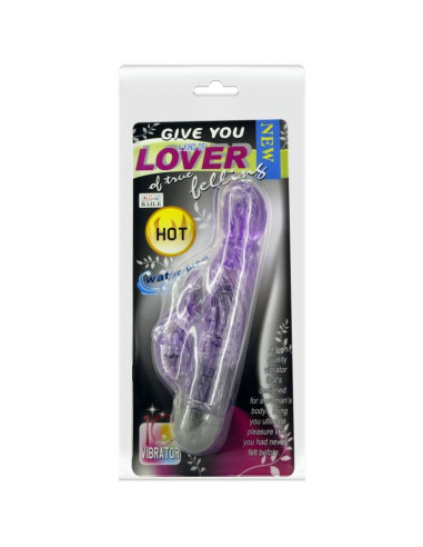 BAILE - GIVE YOU A KIND OF LOVER VIBRATOR WITH LILAC RABBIT 10 MODES