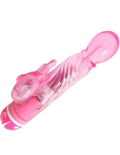 BAILE - MULTISPEED VIBRATOR WITH PINK STIMULATOR 2
