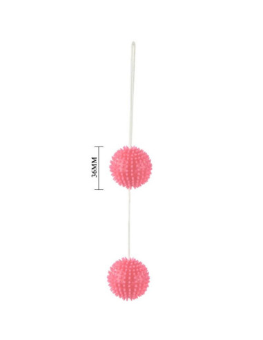 BAILE - A DEEPLY PLEASURE PINK TEXTURED BALLS 3.6 CM