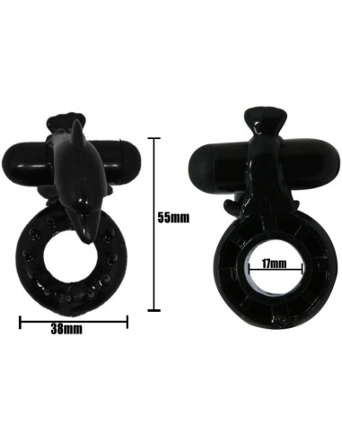 BAILE - SWEET RING RING WITH CLITORIS STIMULATOR DELFIN