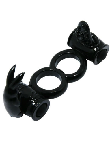 BAILE - SWEET RING DOUBLE RING WITH DOUBLE RABBIT