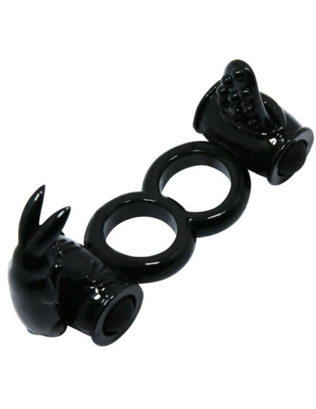 BAILE - SWEET RING DOUBLE RING WITH DOUBLE RABBIT