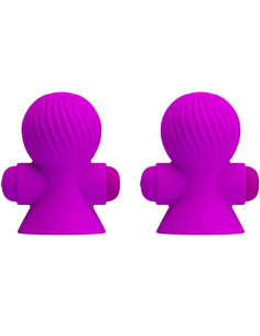 PRETTY LOVE - NIPPLE STIMULATORS 12M LILAC VIBRATION