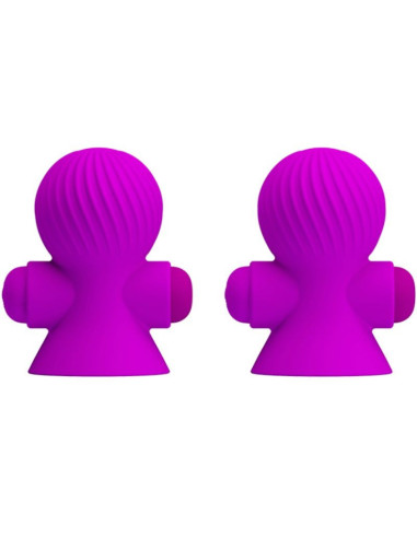 PRETTY LOVE - NIPPLE STIMULATORS 12M LILAC VIBRATION