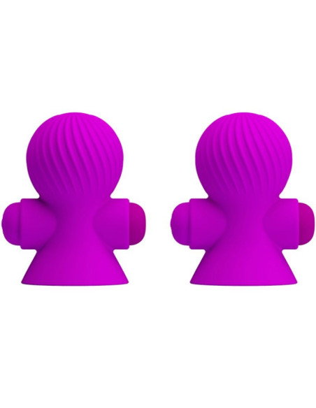 PRETTY LOVE - NIPPLE STIMULATORS 12M LILAC VIBRATION