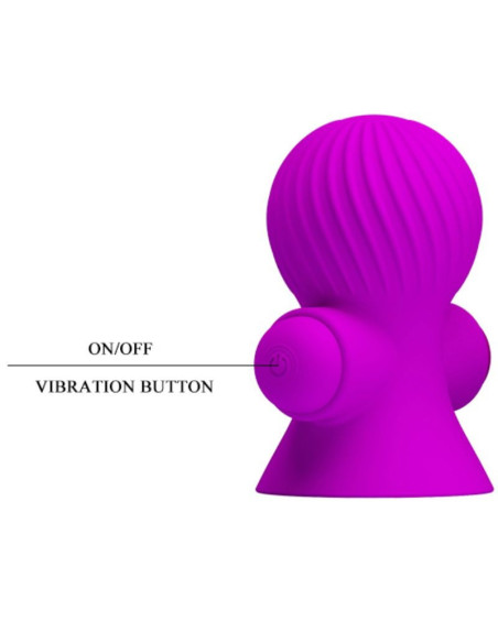 PRETTY LOVE - NIPPLE STIMULATORS 12M LILAC VIBRATION
