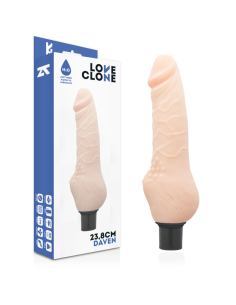 LOVECLONE - DAVEN SELF LUBRICATION REALISTIC 23.8 CM -O- 3.8 CM