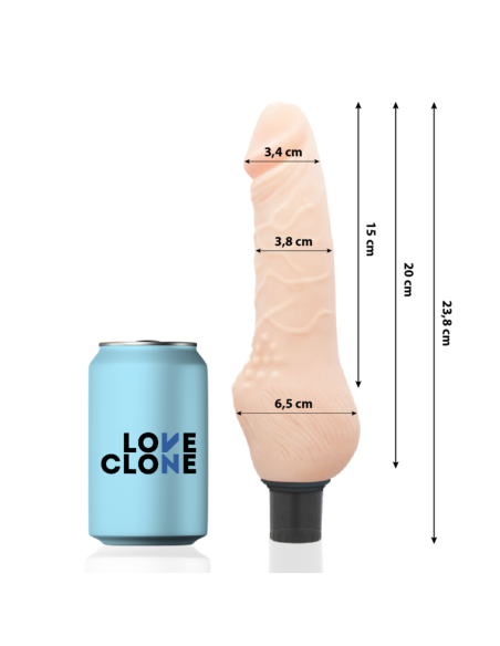 LOVECLONE - DAVEN SELF LUBRICATION REALISTIC 23.8 CM -O- 3.8 CM