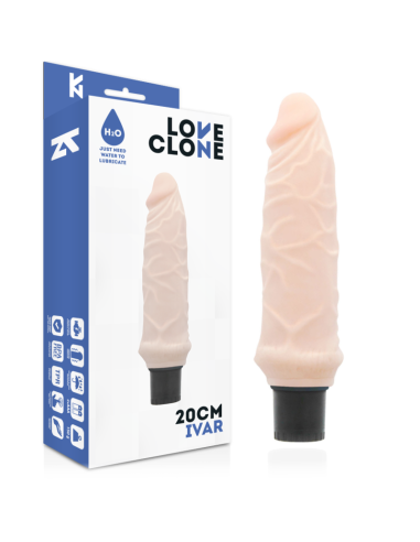 LOVECLONE - IVAR savaiminio sutepimo vibratorius 20 CM -O- 3,7 CM