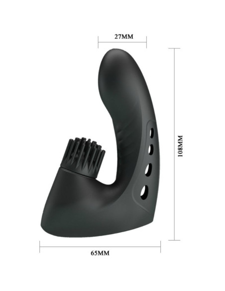 PRETTY LOVE - MAGIŠKAS GRĘŽTUVAS SU SUKIMO VIBRACIJOS ANTPIRŠTU