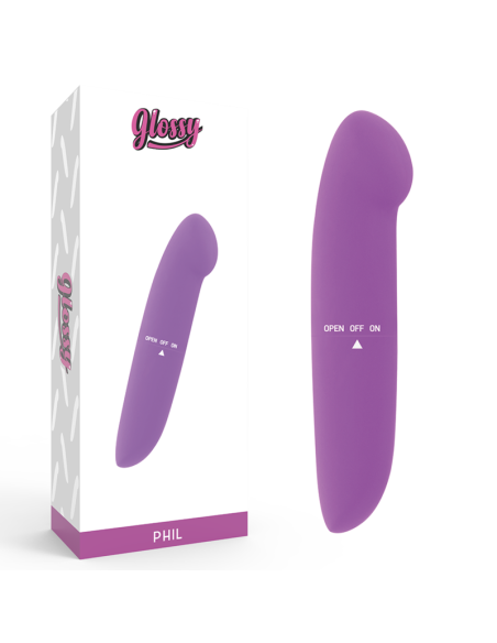 GLOSSY - PHIL VIBRATOR PURPLE