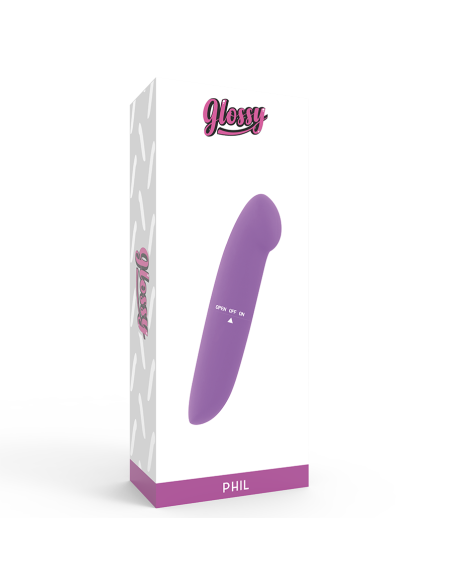 GLOSSY - PHIL VIBRATOR PURPLE