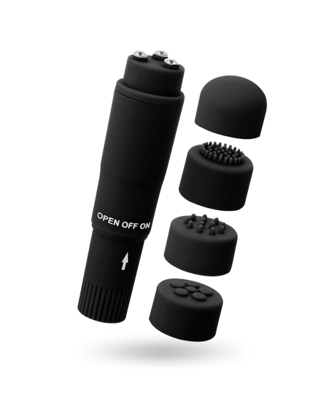 GLOSSY - KURT POCKET MASSAGER BLACK