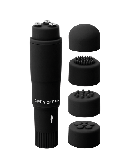 GLOSSY - KURT POCKET MASSAGER BLACK