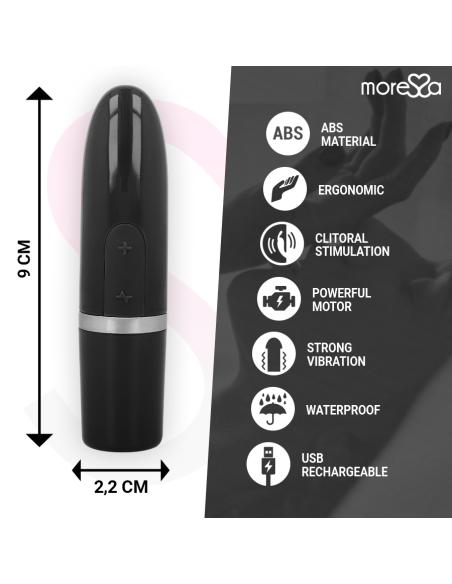 MORESSA - IVY VIBRATOR STIMULATOR TRAVEL BLACK