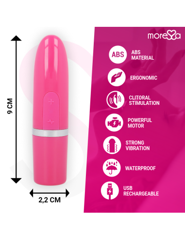 MORESSA - IVY VIBRATOR STIMULATOR TRAVEL PINK