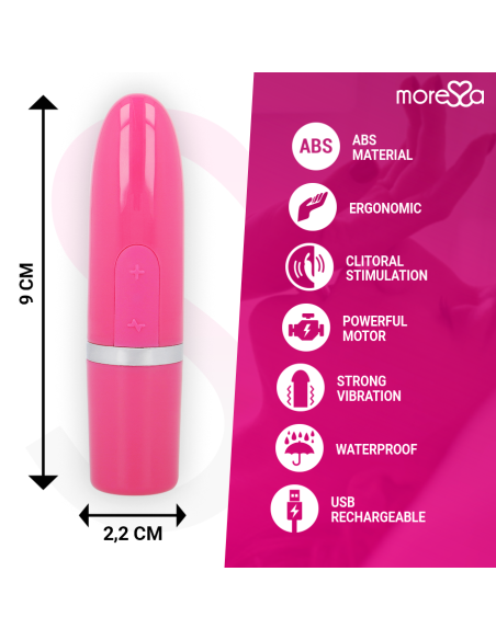 MORESSA - IVY VIBRATOR STIMULATOR TRAVEL PINK