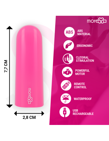 MORESSA - NIX VIBRATOR REMOTE CONTROL PINK