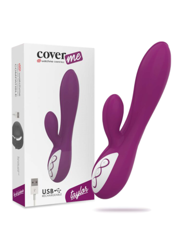 COVERME - TAYLOR VIBRATOR COMPATIBLE WITH WATCHME WIRELESS TECHNOLOGY
