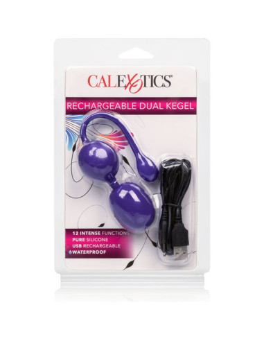 CALEXOTICS - RECHARGEABLE DUAL KEGEL PURPLE
