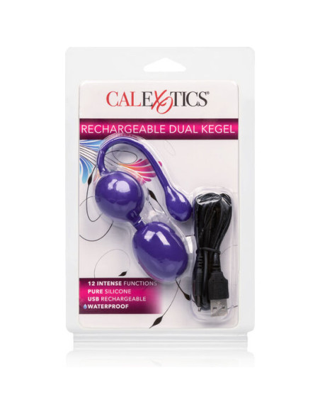 CALEXOTICS - RECHARGEABLE DUAL KEGEL PURPLE