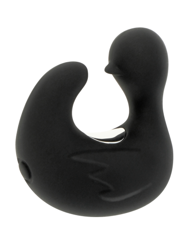 BLACKandSILVER - DUCKYMANIA RECHARGEABLE SILICONE STIMULATING DUCK THIMBLE