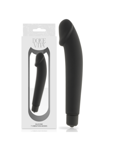 DOLCE VITA - REALISTIC BLACK SILICONE